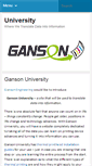 Mobile Screenshot of ganson.com